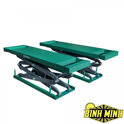 Cầu nâng cắt chéo, tải trọng nâng: 3.5 tấn, hoạt động bằng điện 380V, dùng trong garage sửa xe ô tô, SATA - AE5502-3