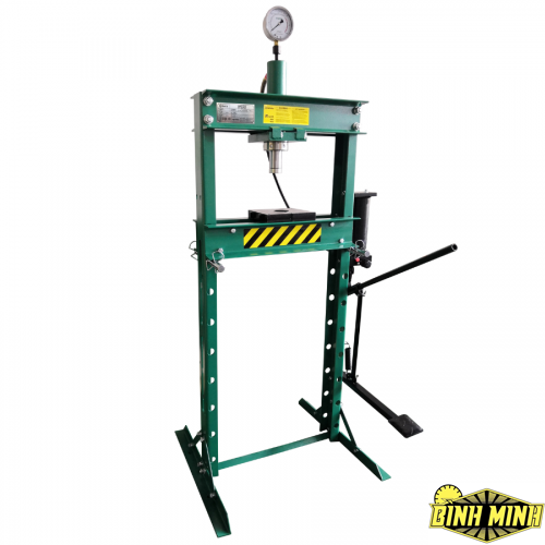 Máy ép thủy lực loại tiêu chuẩn, lực ép: 20 tấn, hoạt động bằng điện, dùng để nén định hình các chi tiết xe ô tô,  SATA - AE5831