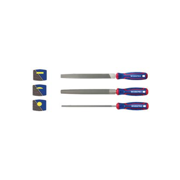 Bộ giũa,  kích thước 8 inches (200mm) (1 SET = 3 cái) WP201702