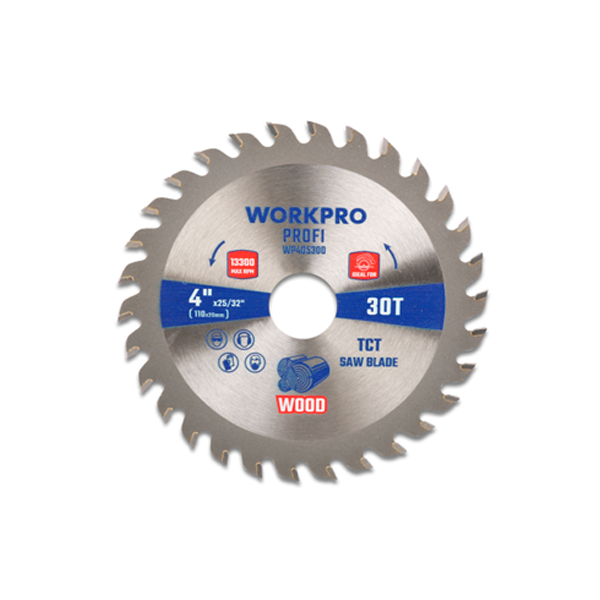 Lưỡi cưa cắt gỗ, loại chuyên nghiệp, kích thước: 110x20x40T Workpro - WP405351
