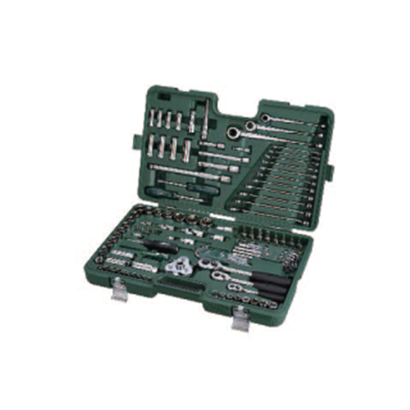 Bộ dụng cụ cầm tay DR.Master các loại có hộp đựng, kích thước đầu vuông: 1/4, 3/8, 1/2 (inch), 1SET=128PCS, dùng trong garage sửa ô tô,  SATA - 09014G