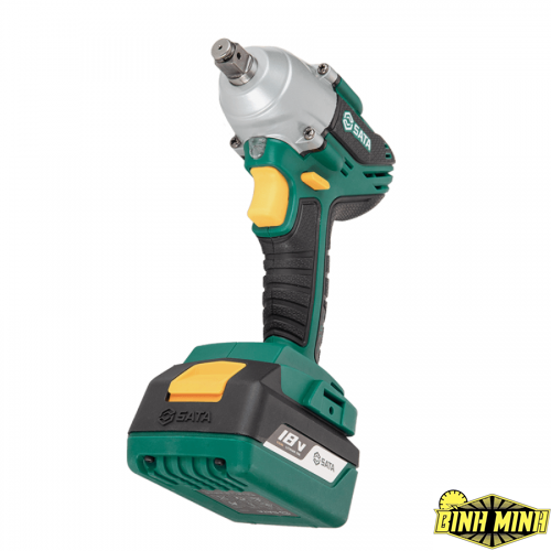 Máy vặn bu lông, hoạt động bằng pin 18V, dung lượng pin: 2.0Ah, dùng trong garage sửa xe ô tô, SATA - 51073E