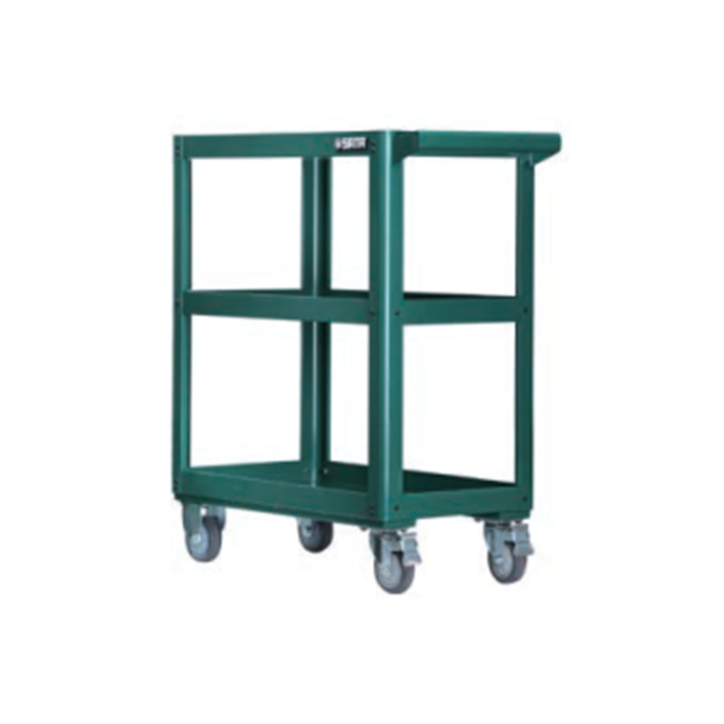 Xe đẩy đựng dụng cụ đa năng loại 3 khay, kích thước: 840x500x920mm, dùng trong garage sửa xe ô tô, Mã hàng: SATA - 95222A