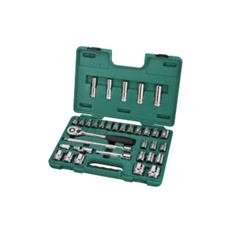 Bộ tuýp DR.Socket, 1SET=34PCS, gồm các đầu tuýp kích cỡ khác nhau, kích thước đầu vuông: 1/2 inch, dùng trong garage sửa xe ô tô, SATA - 09945