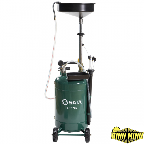 Thiết bị thu dầu thừa của động cơ không kèm cốc đo, hoạt động theo cơ chế bơm chân không, dùng trong garage sửa xe ô tô, SATA - AE5702