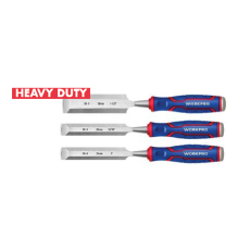 Dùi đục gỗ 3 cái kích thước 1/2 inch, 13/16 inch, 1 inch (12,20,25mm) Workpro - WP201301
