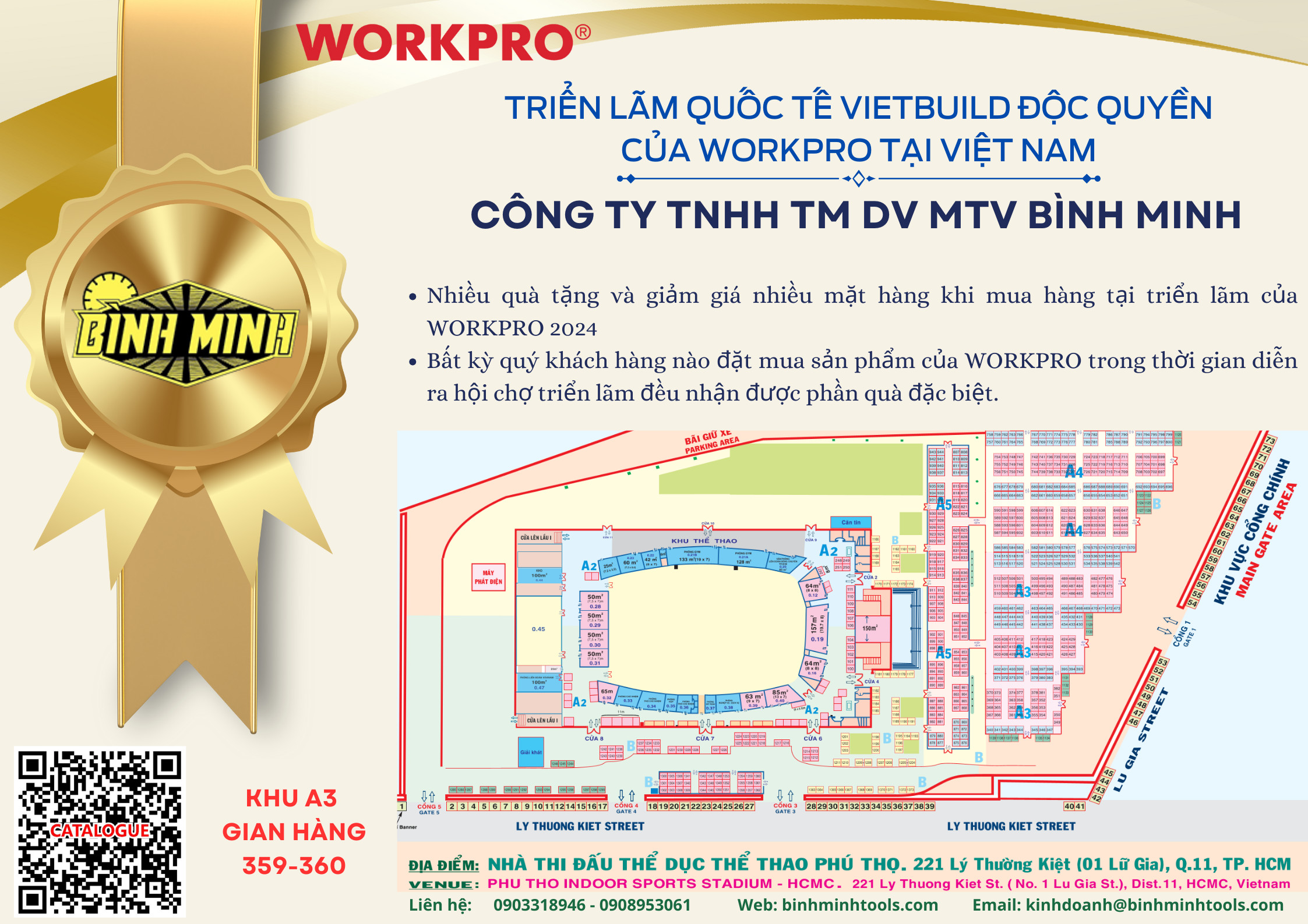 Triển lãm quốc tế vietbuild độc quyền của Workpro tại Việt Nam 2024