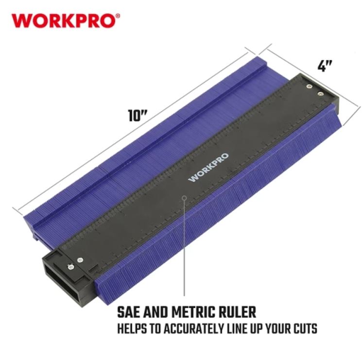 Thước đo đường viền bằng nhựa WORKPRO